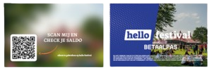 NFC balanskaart Hello Festival